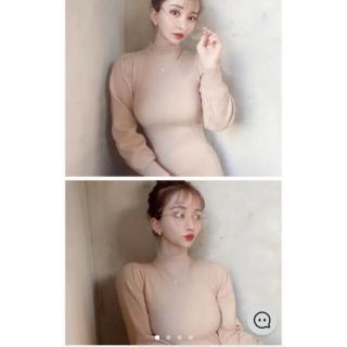 【Aimsel 】Stretch knit tight dress(ミニワンピース)