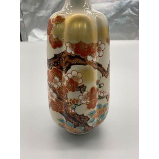 《九谷焼》御祝い酒器 (品名:桜詩) 高砂(たかさご) 貫入 美術陶芸品