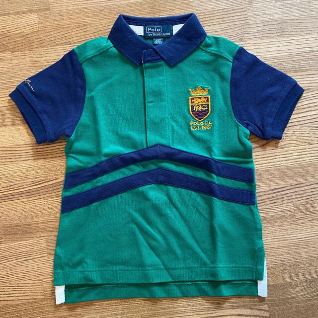 POLO RALPH LAUREN(ポロラルフローレン)の【未使用品と中古品】ラルフローレン　ポロシャツ　24M（90cm） キッズ/ベビー/マタニティのキッズ服男の子用(90cm~)(Tシャツ/カットソー)の商品写真