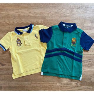 ポロラルフローレン(POLO RALPH LAUREN)の【未使用品と中古品】ラルフローレン　ポロシャツ　24M（90cm）(Tシャツ/カットソー)