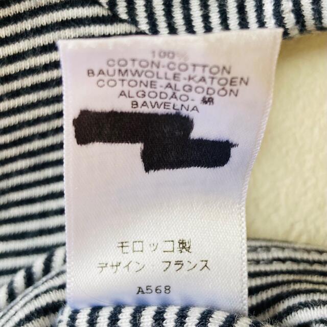 PETIT BATEAU(プチバトー)の【プチバトー】ワンポイント リボン ワンピース　6m/67cm キッズ/ベビー/マタニティのベビー服(~85cm)(ワンピース)の商品写真