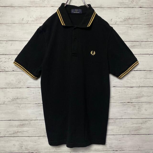 FRED PERRY(フレッドペリー)の【イングランド製】フレッドペリー　月桂樹　刺繍ワンポイントロゴ　ポロシャツ メンズのトップス(ポロシャツ)の商品写真