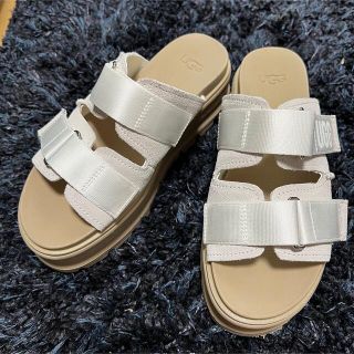 UGG 厚底　サンダル　＆リファアイロン(サンダル)