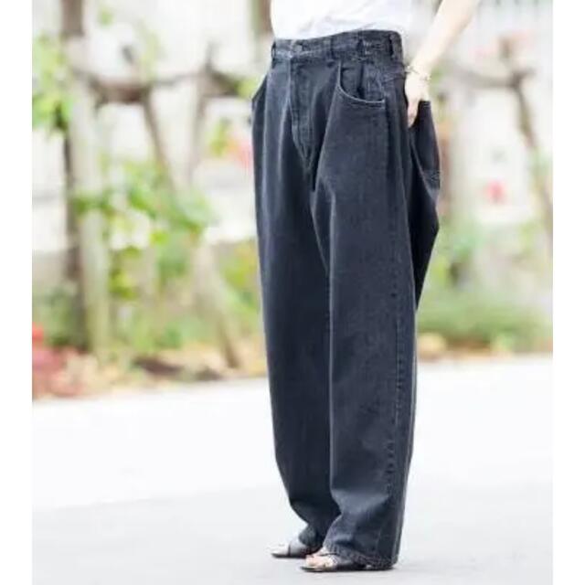 stein 20ss WIDE HOOKED DENIM JEANS