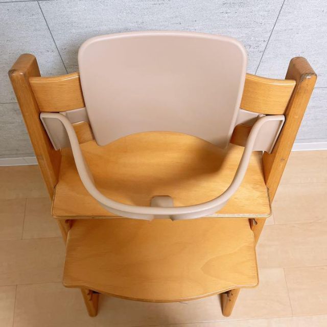 Stokke(ストッケ)のストッケ トリップトラップ ベビーセット　 ナチュラル 4 キッズ/ベビー/マタニティの寝具/家具(その他)の商品写真