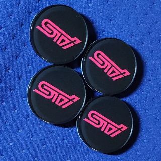 スバル(スバル)のスバル純正 STI ホイール センターキャップ 4個セット 28821FE141(ホイール)