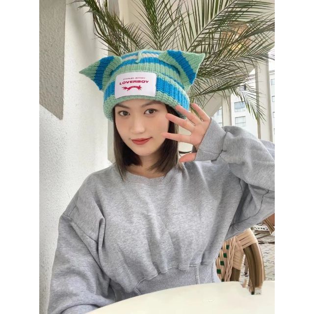 Charles Jeffrey Loverboy 猫耳ニット帽 | concept-sol.com
