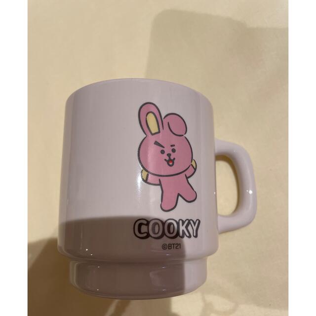 BT21(ビーティーイシビル)のbt21 スタッキングマグカップ　cooky エンタメ/ホビーのCD(K-POP/アジア)の商品写真