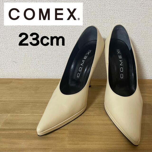 COMEX コメックス 安室奈美恵 レザー 白 ハイヒール 23cm ピンヒール