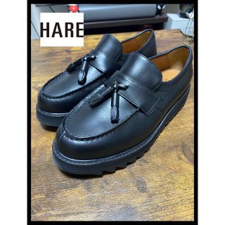 ハレ(HARE)の【美品】 HARE ハレ タッセルローファー シャークソール 27.5cm(ドレス/ビジネス)