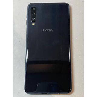 サムスン(SAMSUNG)の超美品SAMSUNG Galaxy A7 ブラック 楽天モバイル版 SIMフリー(スマートフォン本体)