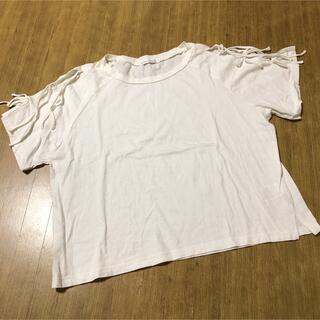 ウィゴー(WEGO)のWEGO ウィゴー リボン 半袖 シャツ(シャツ/ブラウス(半袖/袖なし))