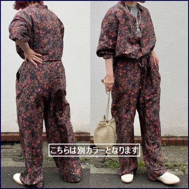 SOIL ソイル シルク混 花柄パンツ  ジャーナルスタンダード ラックス