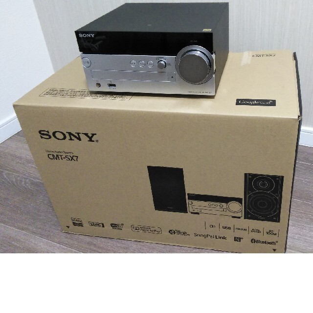 SONY CMT-SX7　ソニー マルチオーディオコンポ　＋インシュレーター