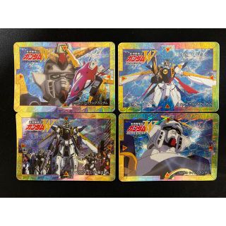 バンプレスト(BANPRESTO)のガンダムW カード 4枚セット(シングルカード)