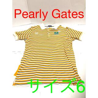パーリーゲイツ(PEARLY GATES)のパーリーゲイツ　Pearly Gates ポロシャツ　サイズ6(ウエア)
