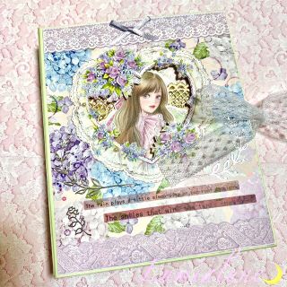 処分価格🍃紫陽花の森💐美少女たちのお花鑑賞会💕おすそ分けファイル💜(カード/レター/ラッピング)