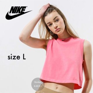 ナイキ(NIKE)のL【新品】NIKE ノースリーブ ウォッシュ加工 Tシャツ(Tシャツ(半袖/袖なし))