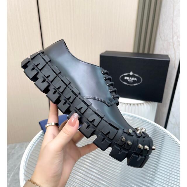 PRADA スタッズ シューズ 希少 プラダ | thelofttown.com