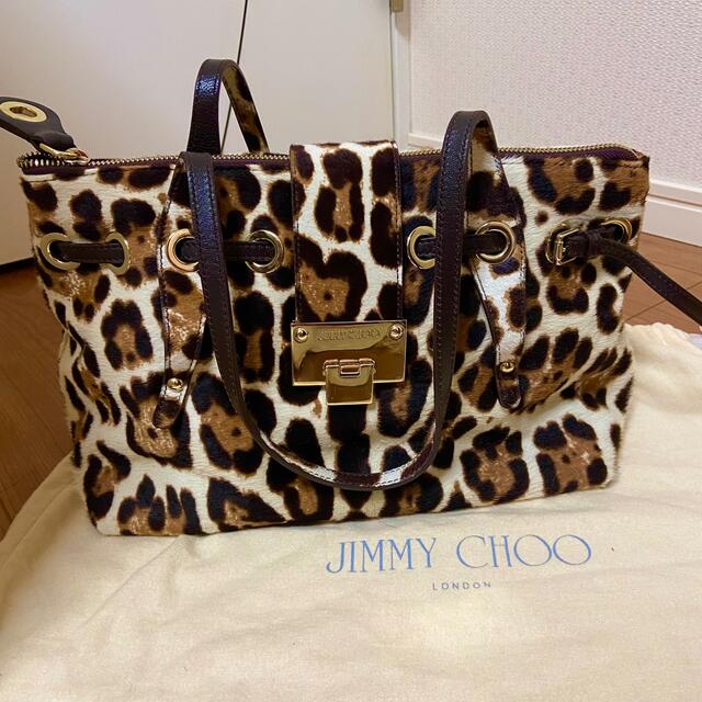 JIMMY CHOO - ジミーチュウ レオパード柄ハンドバッグの通販 by mimi*'s shop ｜ジミーチュウならラクマ