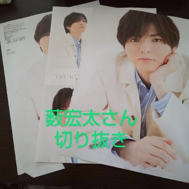 ギフ_包装 薮宏太さん 切り抜き6ページ フライヤー 2枚 publiquecom.fr