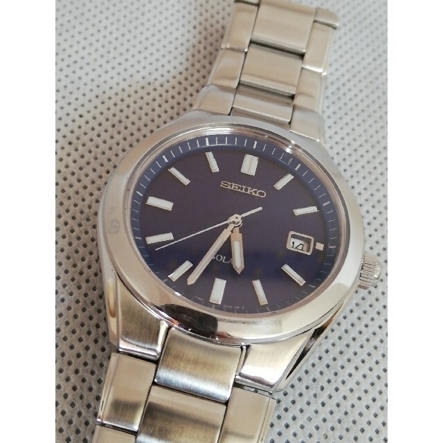 【ソーラー】セイコー SEIKO スピリット ネイビー V145-0BL0 1