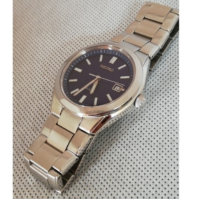【ソーラー】セイコー SEIKO スピリット ネイビー V145-0BL0 2
