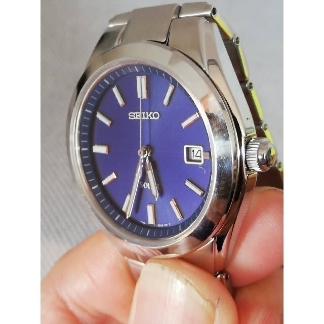 【ソーラー】セイコー SEIKO スピリット ネイビー V145-0BL0 5