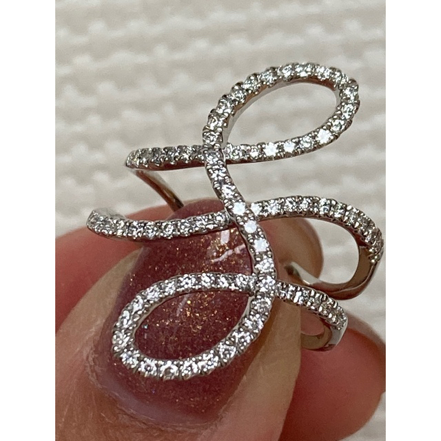 K18WG ダイヤモンド リング 0.54ct www.seedsindia.org