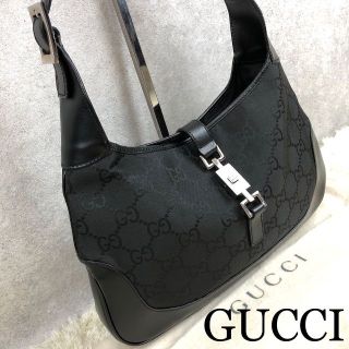 グッチ(Gucci)の極美品 GUCCI ジャッキー GG柄 ワンショルダーバッグ ハンドバッグ(ショルダーバッグ)