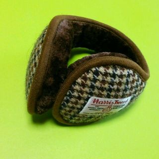 ハリスツイード(Harris Tweed)の耳あて(イヤーマフ)