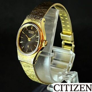 【CITIZEN】シチズン/Vintage/レディース腕時計/ゴールド色/金色