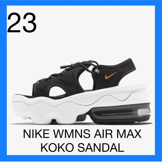 NIKE(ナイキ)の【新品】NIKE WMNS AIR MAX KOKO SANDAL 黒/白 レディースの靴/シューズ(サンダル)の商品写真