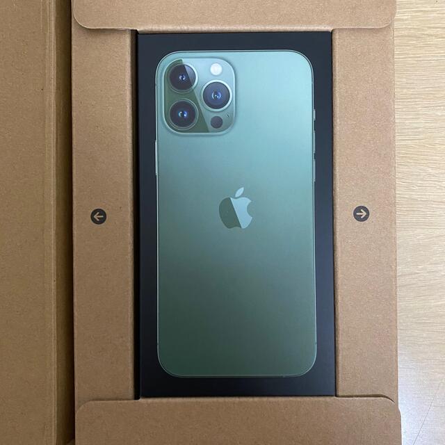 iPhone(アイフォーン)の⭐️新品未開封⭐️iPhone13 Pro Max 緑 128GB SIMフリー スマホ/家電/カメラのスマートフォン/携帯電話(スマートフォン本体)の商品写真