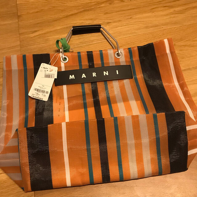 [値下げ] Marni 新品 ストライプバッグ