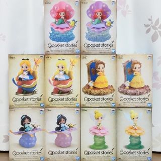日本製・綿100% Q posket stories Disney Characters 5点セット | www