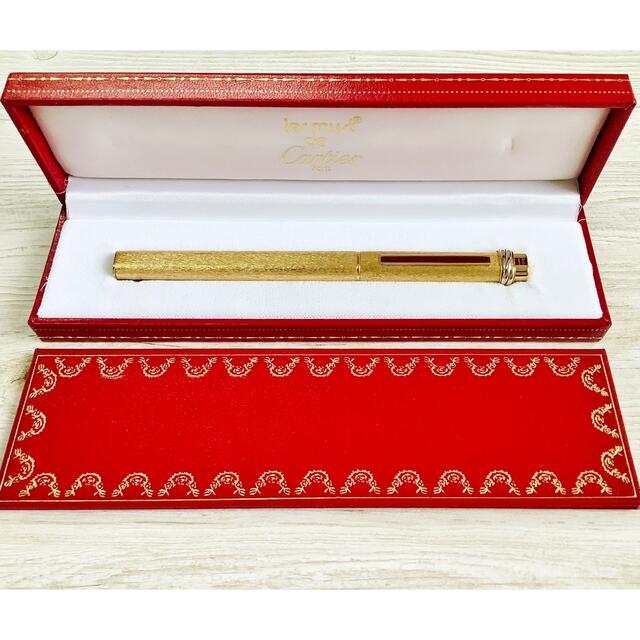 Cartier - 未使用 カルティエ ボールペン 希少品 トリニティ ゴールド Cartierの通販 by penpen|カルティエならラクマ Cartier - 未使用 カルティエ ボールペン 希少品 トリニティ ゴールド Cartierの通販 by penpen|カルティエならラクマ