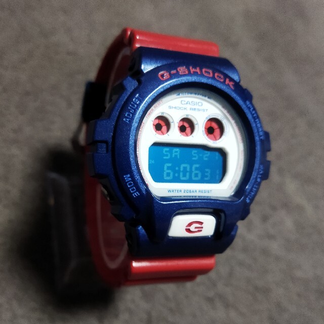 G-SHOCK DW6900AC Blue and Red