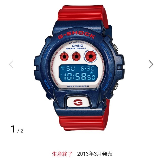 G-SHOCK(ジーショック)のG-SHOCK DW6900AC Blue and Red メンズの時計(腕時計(デジタル))の商品写真