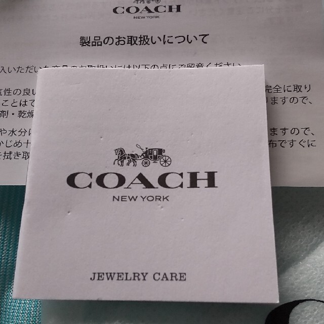 COACH(コーチ)のCOACH ピアス❨未使用❩ レディースのアクセサリー(ピアス)の商品写真