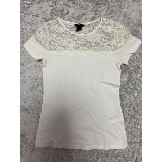 エイチアンドエム(H&M)のH&M レース カットソー(カットソー(半袖/袖なし))