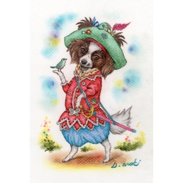 フォロワー様は価格から10%OFF【ペット画オーダー制作(A5用紙 フォロワー様は価格から10%OFF【ペット画オーダー制作(A5用紙