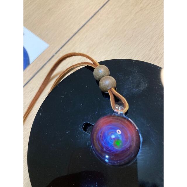値下げ・貴重品】宇宙ガラスプラスα 赤タイプ - ネックレス