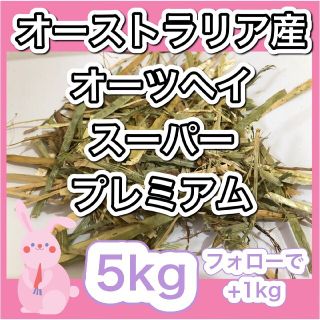 オーストラリア産オーツヘイスーパープレミアム　5Kg　フォローで＋1Kg(ペットフード)