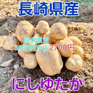 長崎県産 じゃがいもA品 にしゆたか 箱込み10キロ(野菜)