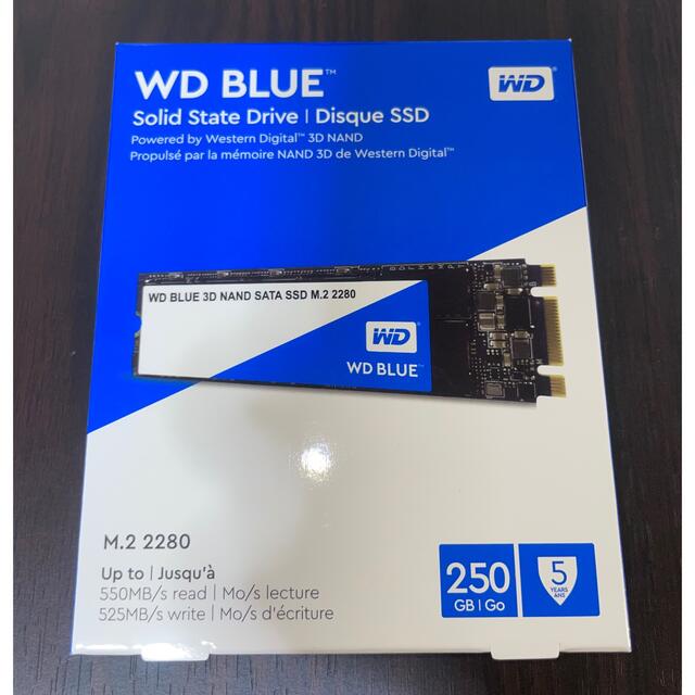 WD SSD 250G BLUE SATA 未開封新品