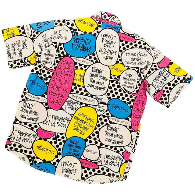 入手困難】STUSSY 総柄シャツ S 美品 VINTAGE 希少品 人気 | www