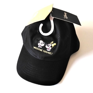 ディズニー(Disney)の【新品】Disney　ミッキー&フレンズ　帽子(BLACK)(帽子)