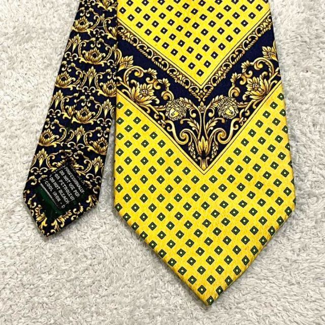 超目玉 ✨新品未使用✨Versace ネクタイ ライトブルー メデューサ柄