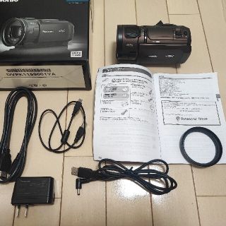 パナソニック(Panasonic)のPanasonic 　保証残有　 デジタル4Kビデオカメラ HC-VX1M-T(ビデオカメラ)